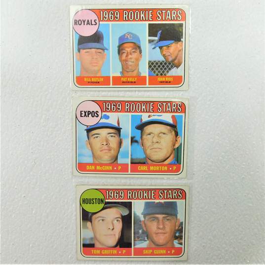 1969 Topps Rookie Stars Royals Expos Houston image number 2