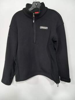 Spyder Sport Black Full Zip Knit Jacket Men's Size M