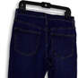 Womens Blue Denim Medium Wash Pockets Casual Skinny Leg Jeans Size 31 image number 4