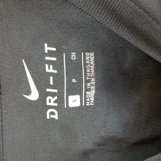 Nike Dri Fit Men Black Athletic Shirt S image number 3