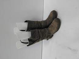 Majorca Villa Leather Suede Slouch Boots Women's Size 6.5M