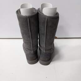 UGG Gray Tall Shearling Boots Women's Size 8 alternative image