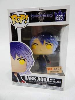Funko Pop Kingdom Hearts III Dark Aqua with Keyblade 625 Box Lunch Exclusive Figure