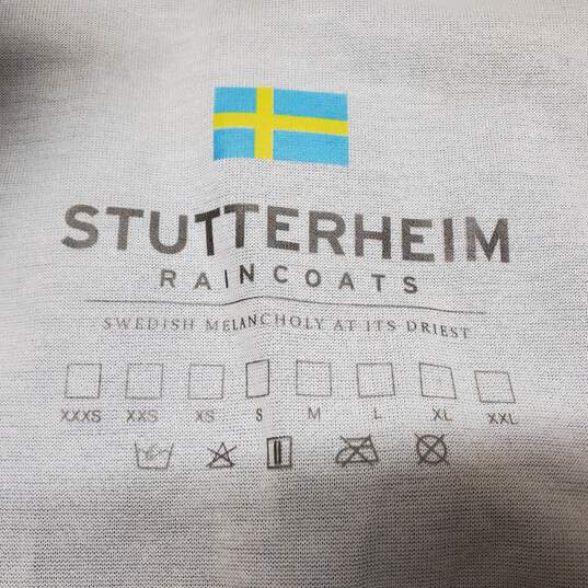 Stutterheim Raincoats Black Hooded Full Snap Men's XL image number 3