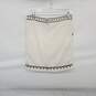 Dolan White & Black Cotton Blend Lined Knit Skirt WM Size S NWT image number 2