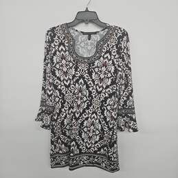 Multicolor Other Print 3/4 Sleeve Tunic