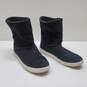 UGG Mika Black Short Sneaker Boot Ankle Bootie Shearling Suede Sz 7.5 image number 1
