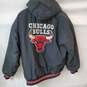 Starter NBA Chicago Bulls Hooded Jacket Mens Size M image number 4