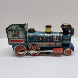 Vintage Tin Trade Mark Modern Toys Western Train Engine Locomotive Japan