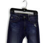 Womens Blue Denim Medium Wash Distressed Skinny Leg Ankle Jeans Size 26 R image number 3