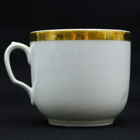 ATQ Late 1800s Haviland Limoges China Floral Teacup & Saucer image number 7