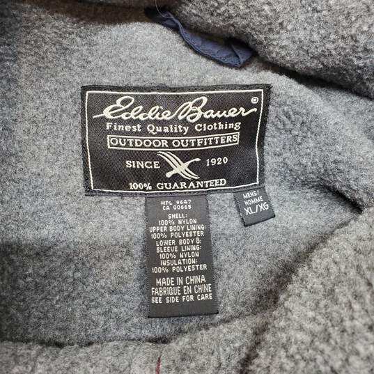 Eddie Bauer Navy Blue Half Zip Pullover Jacket Men's Size XL image number 3