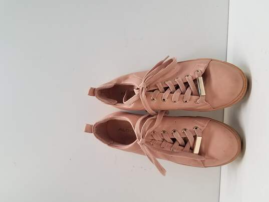Aldo Low Top Sneakers Pink Women's Size 7.5 image number 6
