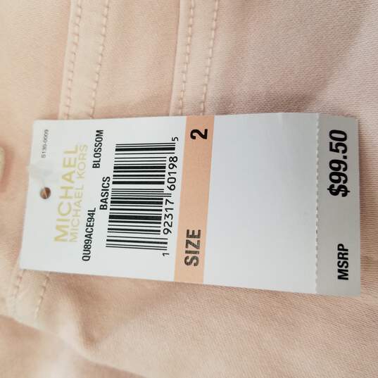 Michael Kors Women Pink Cropped Pants Size 2 image number 3