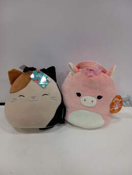 Pair of Squishmallow Plush Character Bags
