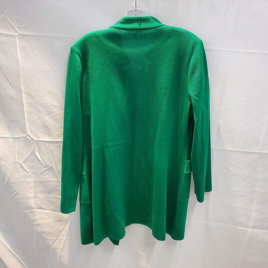 Misook Green Studded Long Sleeve Jacket Size M image number 2
