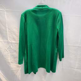 Misook Green Studded Long Sleeve Jacket Size M alternative image
