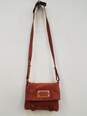 Kenneth Cole Suede Crossbody Bag Brown image number 1