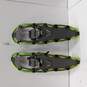 Unisex Snowshoes Green With Ski Pole Metal In Bag image number 3