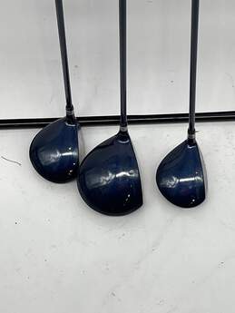 Set Of 3 Dunlop Tour Ti Titanium Matrix Blue Fairway Wood Driver Golf Clubs alternative image