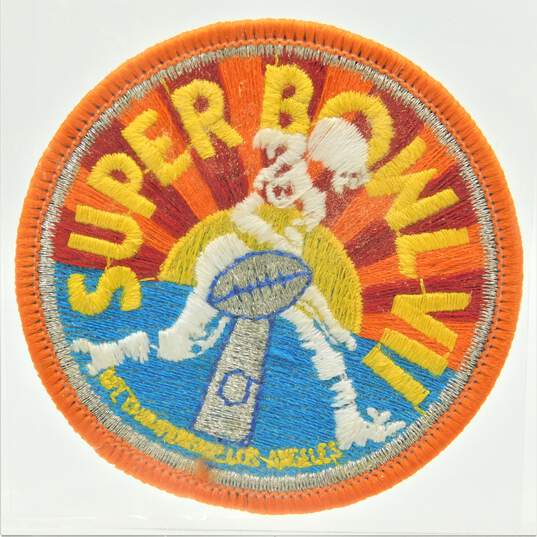 1973 Super Bowl VII Patch Dolphins/Redskins image number 1