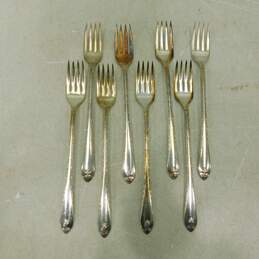 Wm Rogers and Son 1940 IS Exquisite Silver Plate Set of 8 Grille Forks