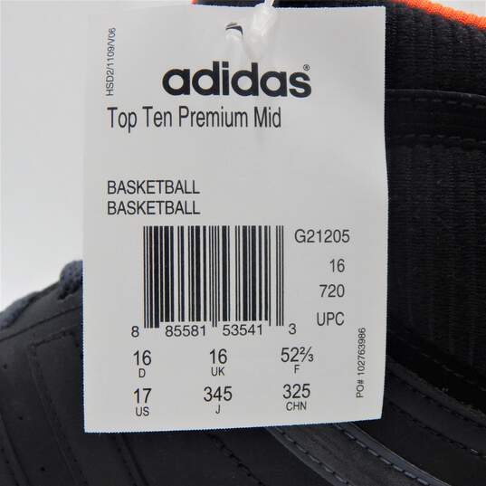 Adidas Top Ten Hi NBA Men's Shoes Size 17 image number 5