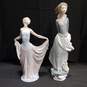 Pair of Lladro Daisa Porcelain Figurines Dancer & Gentle Breeze image number 1