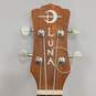 Luna 4 String Acoustic Wooden Ukulele w/Matching Black Canvas Carrying Case image number 4