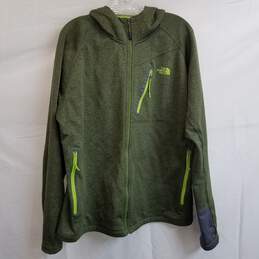 The North Face men's green zip fleece size XL great condition