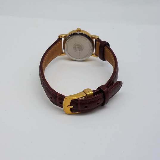 Retro Design Citizen 22mm Gold Tone Case Eco-drive Ladies Dress Quartz Watch image number 4