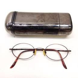 Halston Bronze Oval Eyeglasses