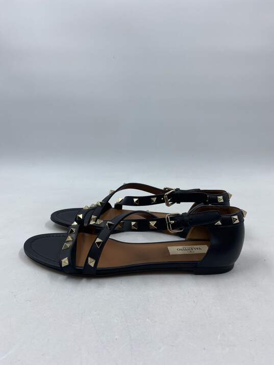 Buy the Valentino Garavani Black sandal Sandal Women 8.5 | GoodwillFinds