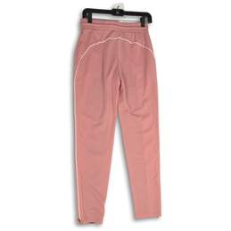 NWT Juicy Couture Womens Pink Black Elastic Waist Drawstring Track Pants Size XS alternative image