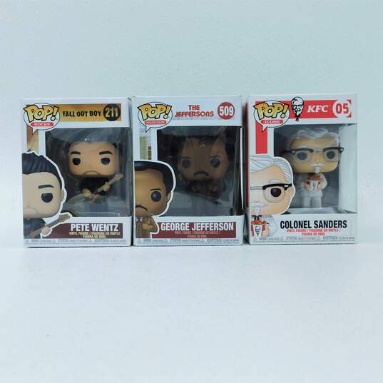 Funko Pops Fall Out Boy Pete Wentz KFC Colonel Sanders The Jeffersons image number 4