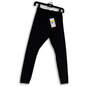 NWT Womens Black Flat Front Elastic Waist Pull-On Ankle Leggings Size Small image number 2