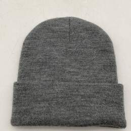 Carhartt Mens Gray Knitted Heather Winter Folded Beanie Hat One Size alternative image