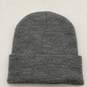 Carhartt Mens Gray Knitted Heather Winter Folded Beanie Hat One Size image number 2