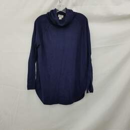 Caslon Navy Blue Turtleneck Sweater Size Small