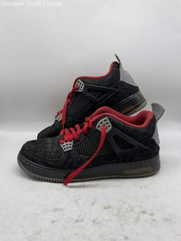 Nike Air Jordan Fusion 4 Premier Mens Black Sneakers Size 11