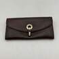 Kate Spade New York Womens Brown Leather Inner Pockets Bifold Wallet image number 1