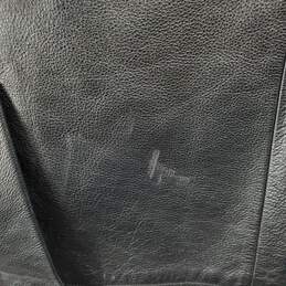 DKNY Men Black Leather Coat S alternative image