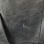 DKNY Men Black Leather Coat S image number 2