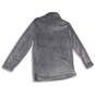 NWT Womens Gray Turtleneck Long Sleeve Fleece Pullover Sweater Size Small image number 2