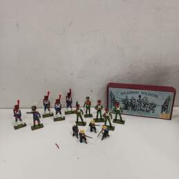 Bundle of 14 Assorted Steadfast Soldiers Cast Iron Toys w/Box
