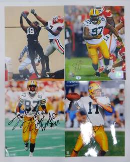 4 Green Bay Packers Autographed Photos