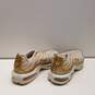 Nike Air Max Plus White Gold Women's Athletic Shoes Size 7.5 image number 4