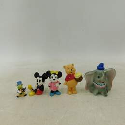 Vintage Disney Ceramic Figurines Japan Dumbo Mickey Minnie Jiminy Cricket Pooh