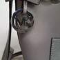 Michael Kors Saffiano Leather Bucket Bag Silver Grey image number 7