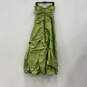 NWT Womens Hailey Logan Green Beaded Strapless Back Zip Maxi Dress Size 7/8 image number 2